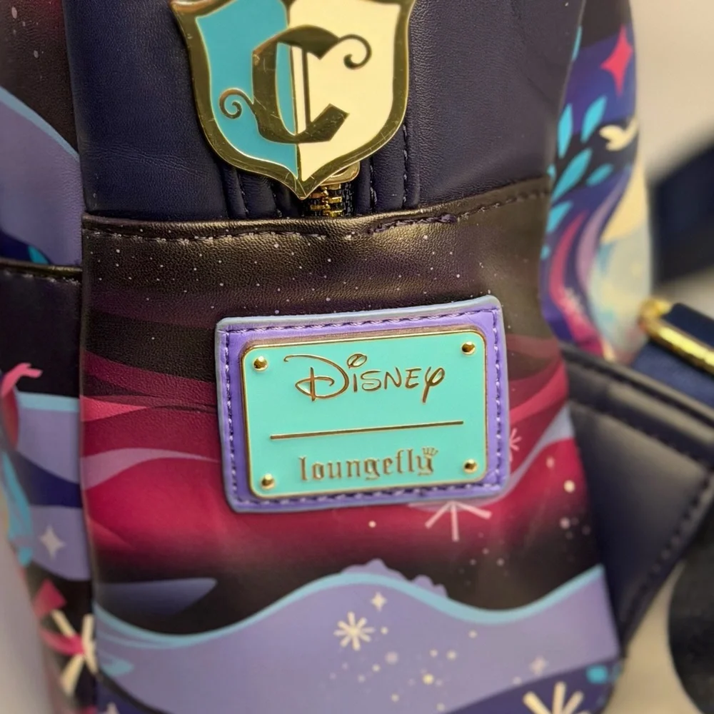 Disney Parks Cinderella Castle Carriage Loungefly Mini Backpack